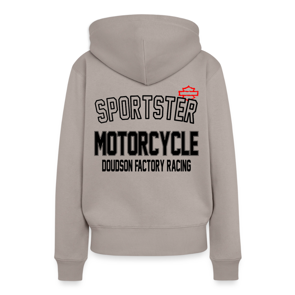 HD - Sportster - à capuche Premium pour femmes - taupe