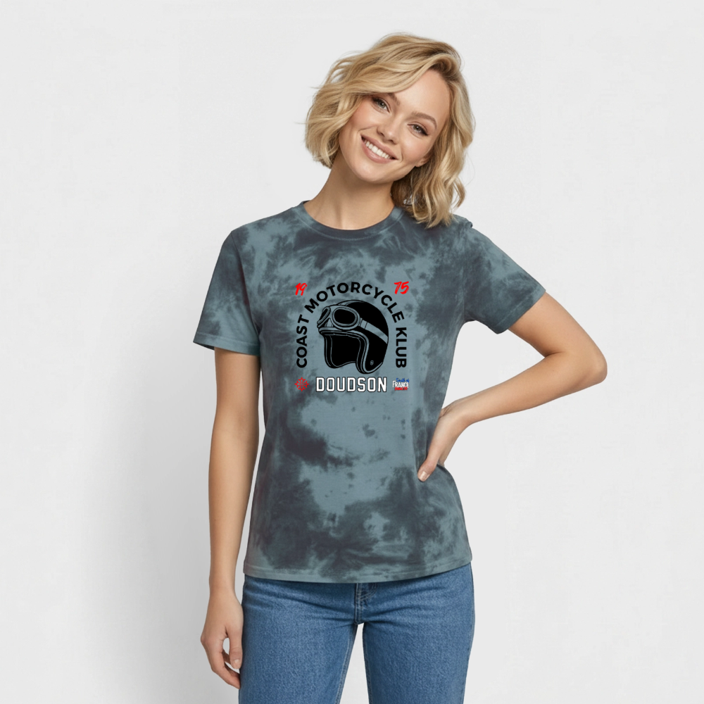 Rider Garage - Le Casque - tie-dye premium - noir/bleu