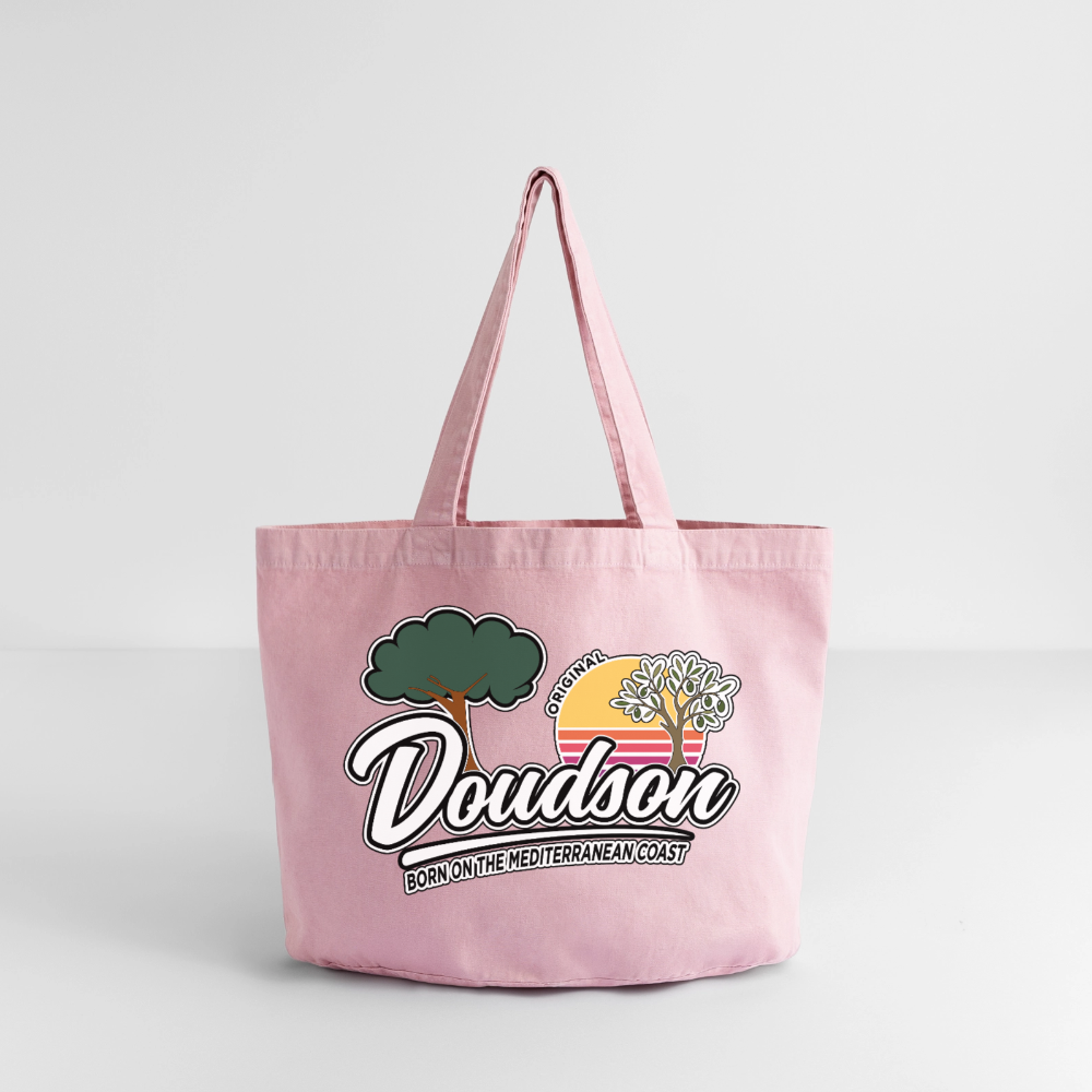 Sac cabas vintage délavé - rose vintage