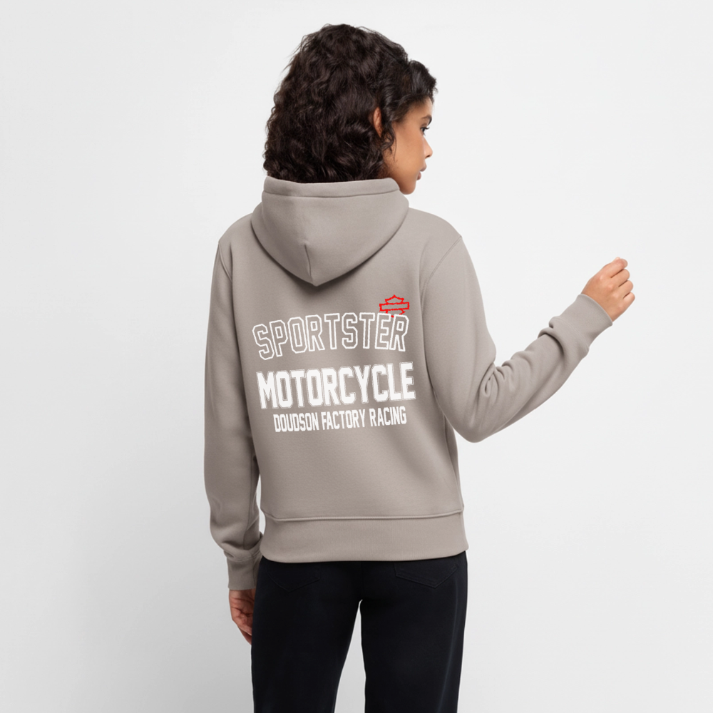 HD - Sportster - à capuche Premium pour femmes - taupe