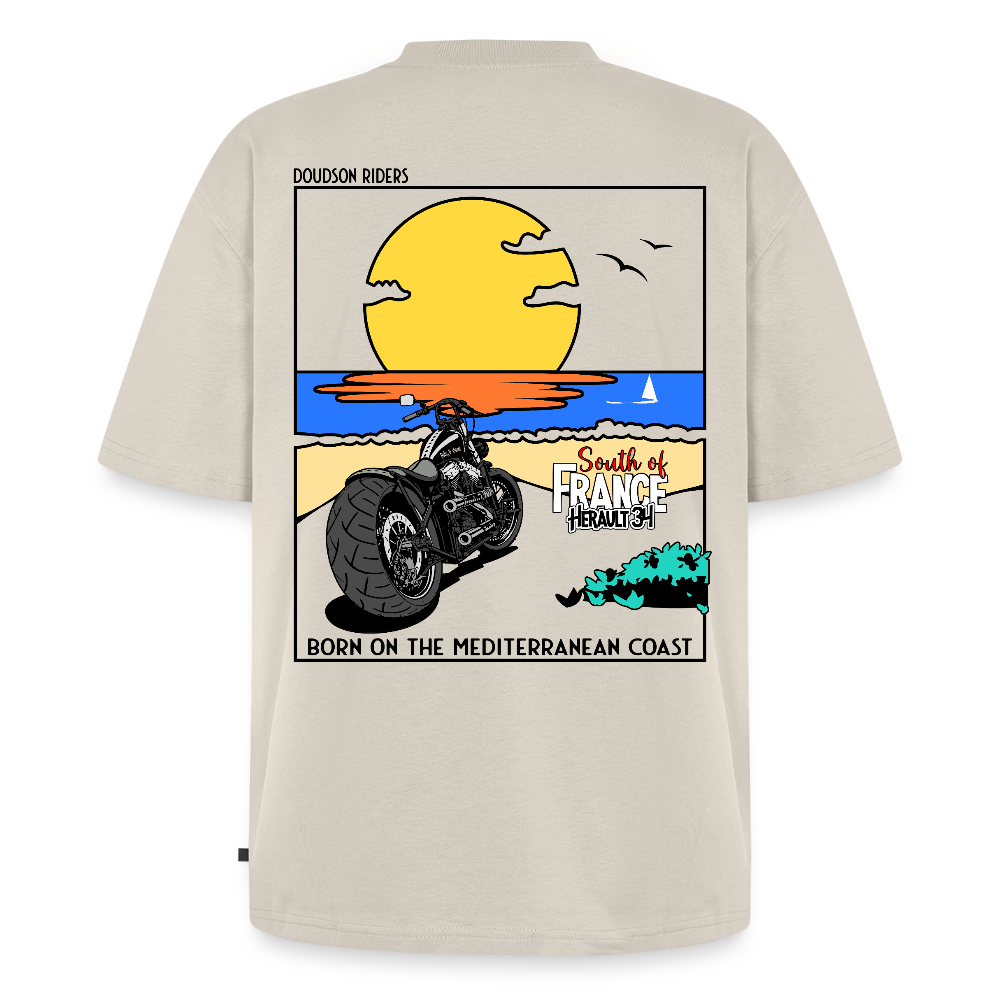 Design moto rétro Sunset Beach – DOUDSON RIDER