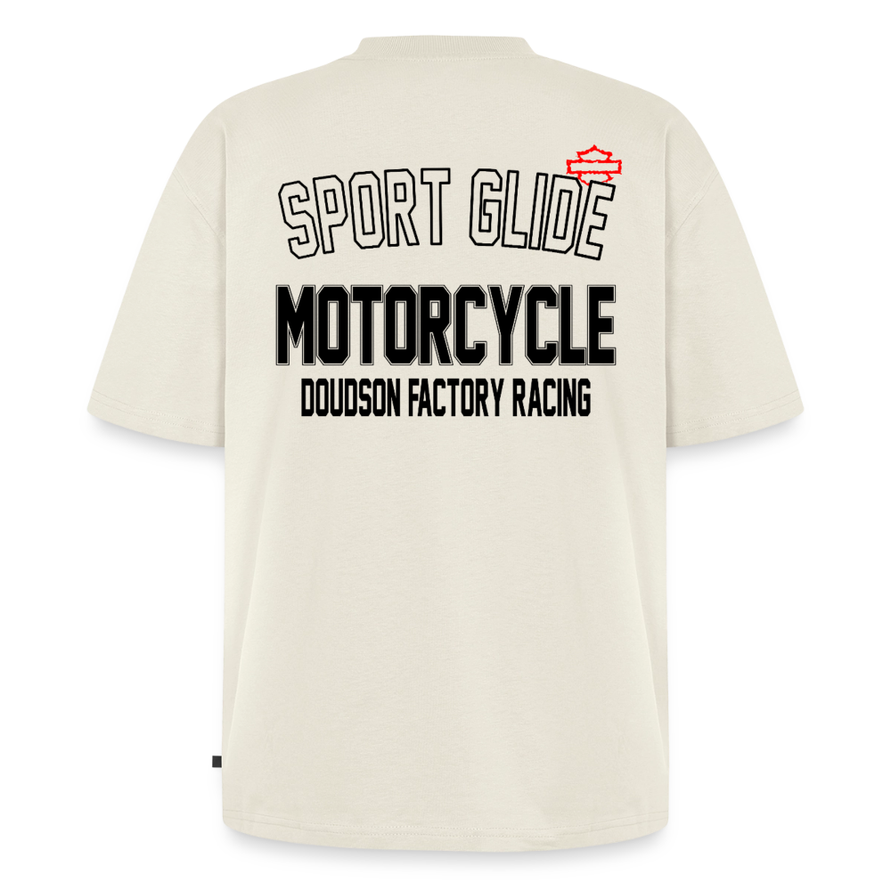 T-shirt oversize moto Sport Glide – DOUDSON FACTORY RACING - blanc cassé