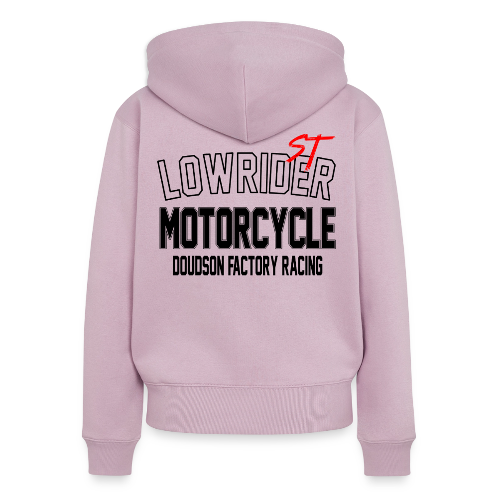 Veste à capuche zippée moto Low Rider ST – DOUDSON Factory Racing - rose poudré