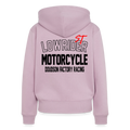 Veste à capuche zippée moto Low Rider ST – DOUDSON Factory Racing - rose poudré