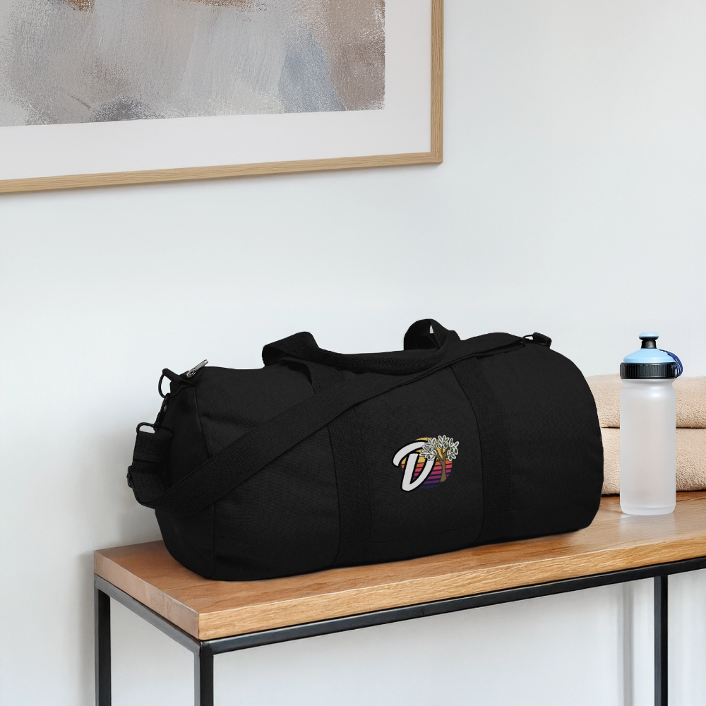 Sac de sport en toile recyclée DOUDSON - noir