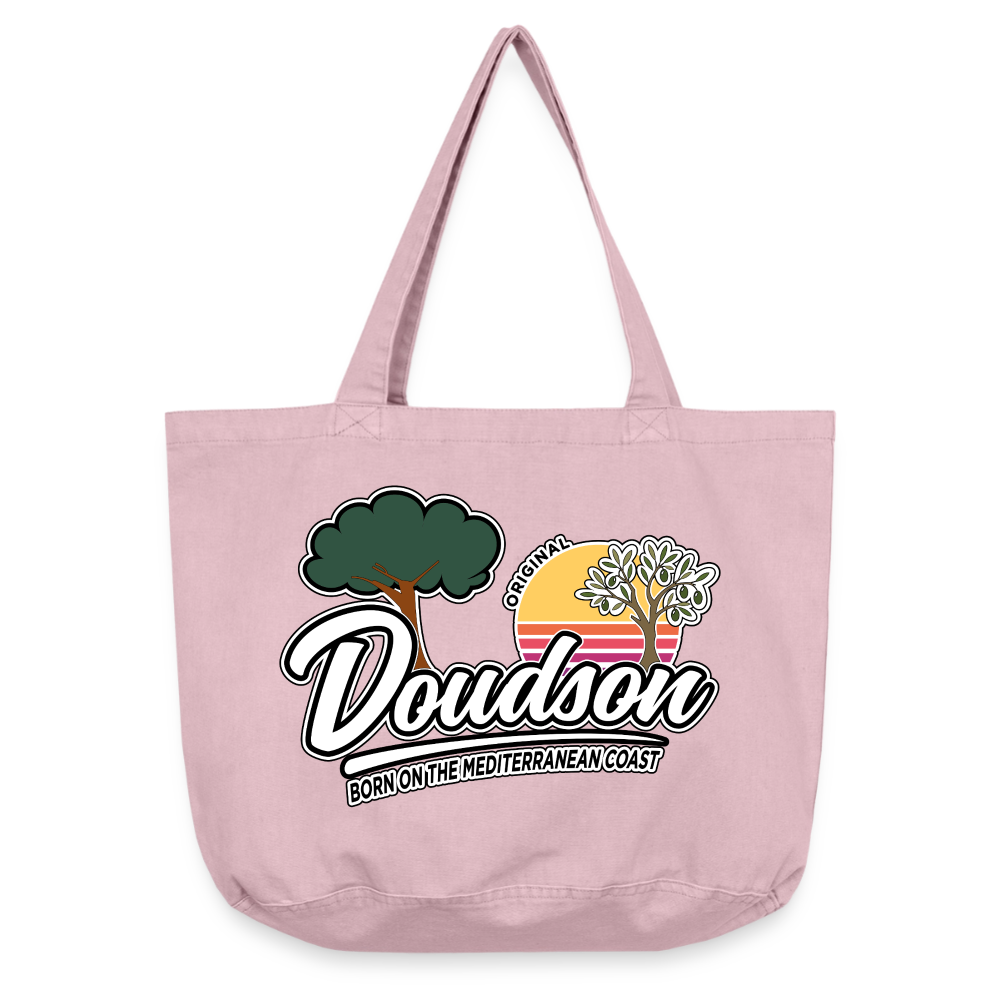 Sac cabas vintage délavé - rose vintage