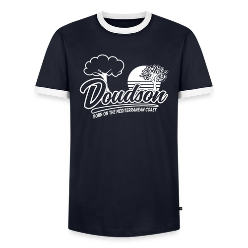 T-shirt moto Low Rider ST contrasté – DOUDSON RIDER - marine/blanc 