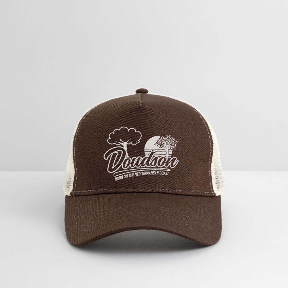 Casquette style Trucker - marron/beige
