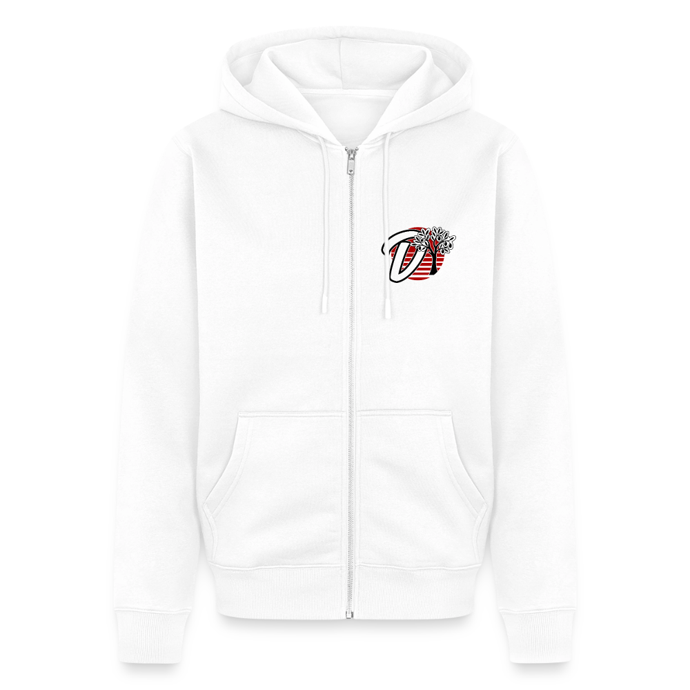 Veste à capuche zippée moto SPORTSTER – DOUDSON Factory Racing - blanc