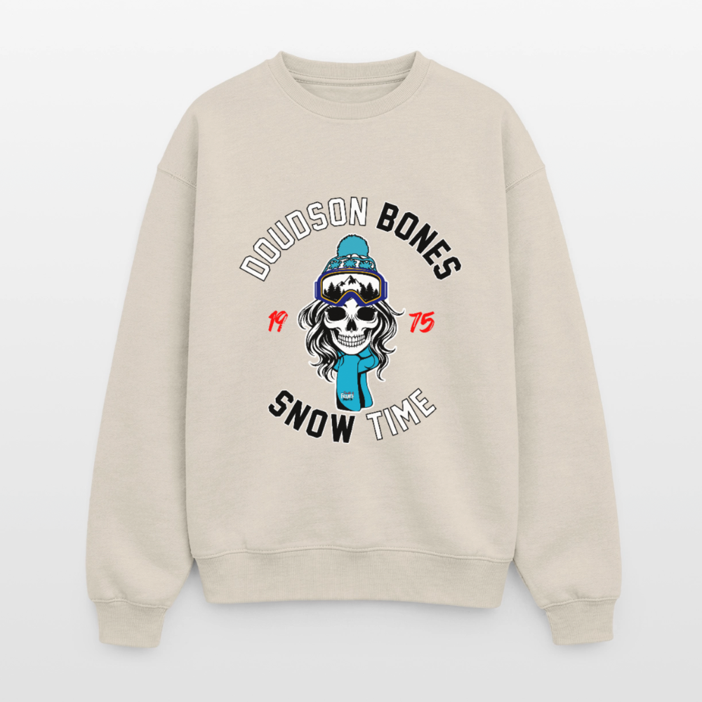 Bones - Snow - Sweat oversize épais SPREAD - beige