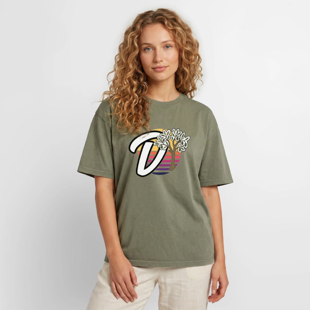 Original - Premium unisexe oversize acid-washed - vert délavé acide