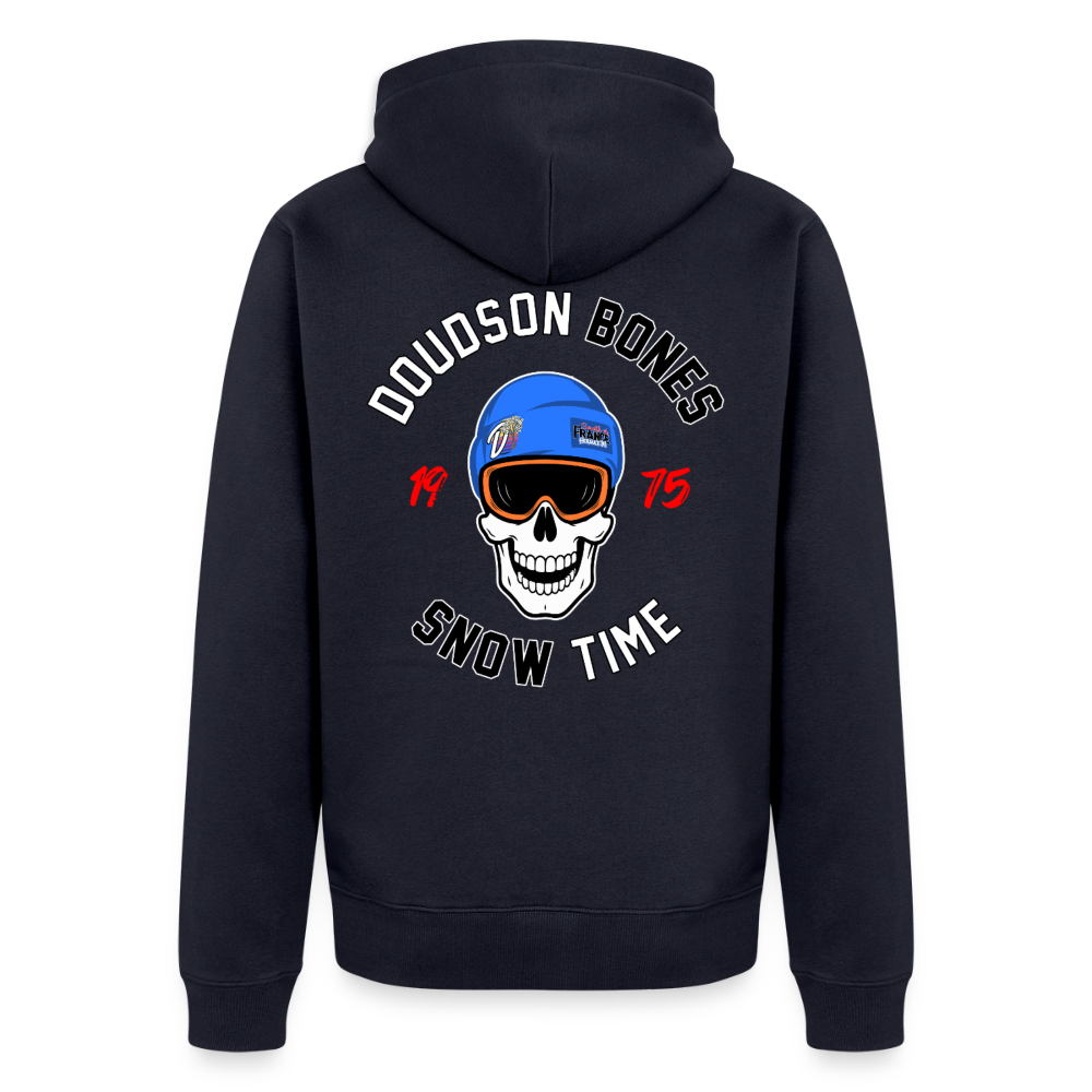 Veste à capuche zippée BONES Snow Time – DOUDSON - bleu marine