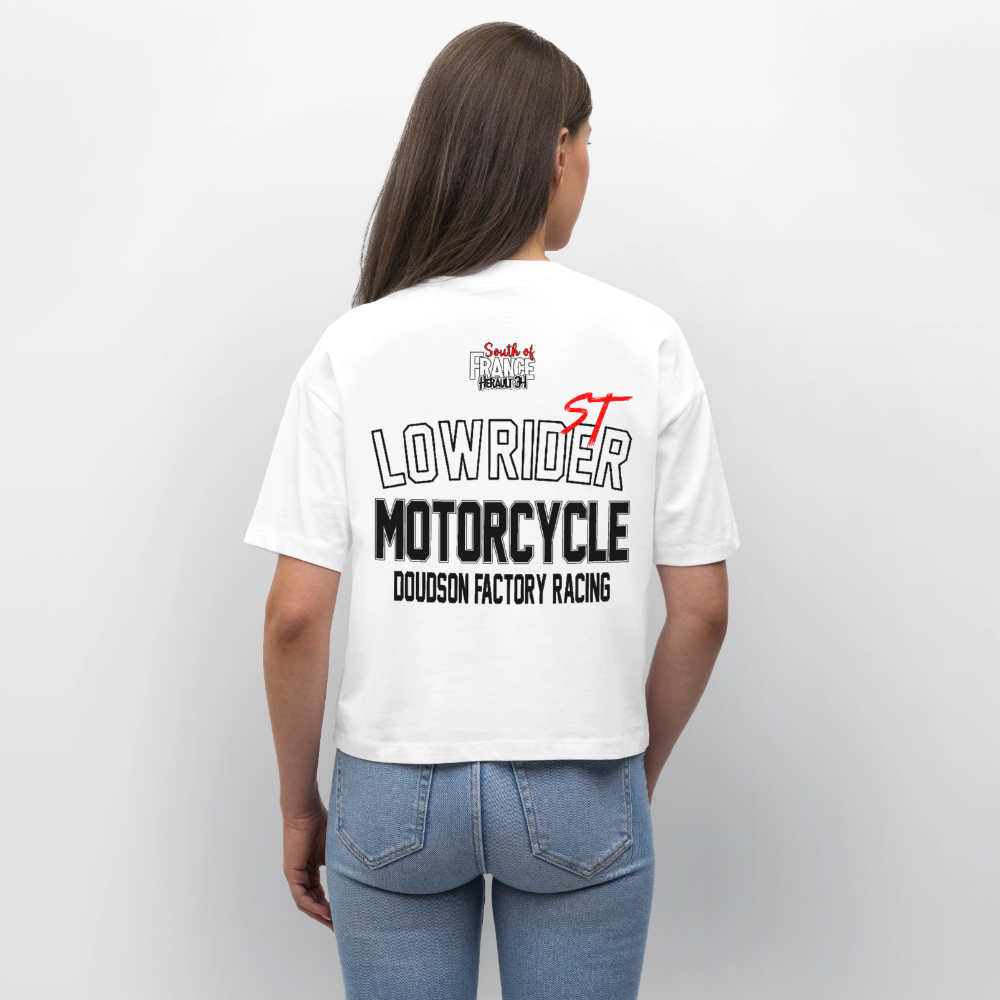 HD - Lowerider ST - Femme Oversize - blanc
