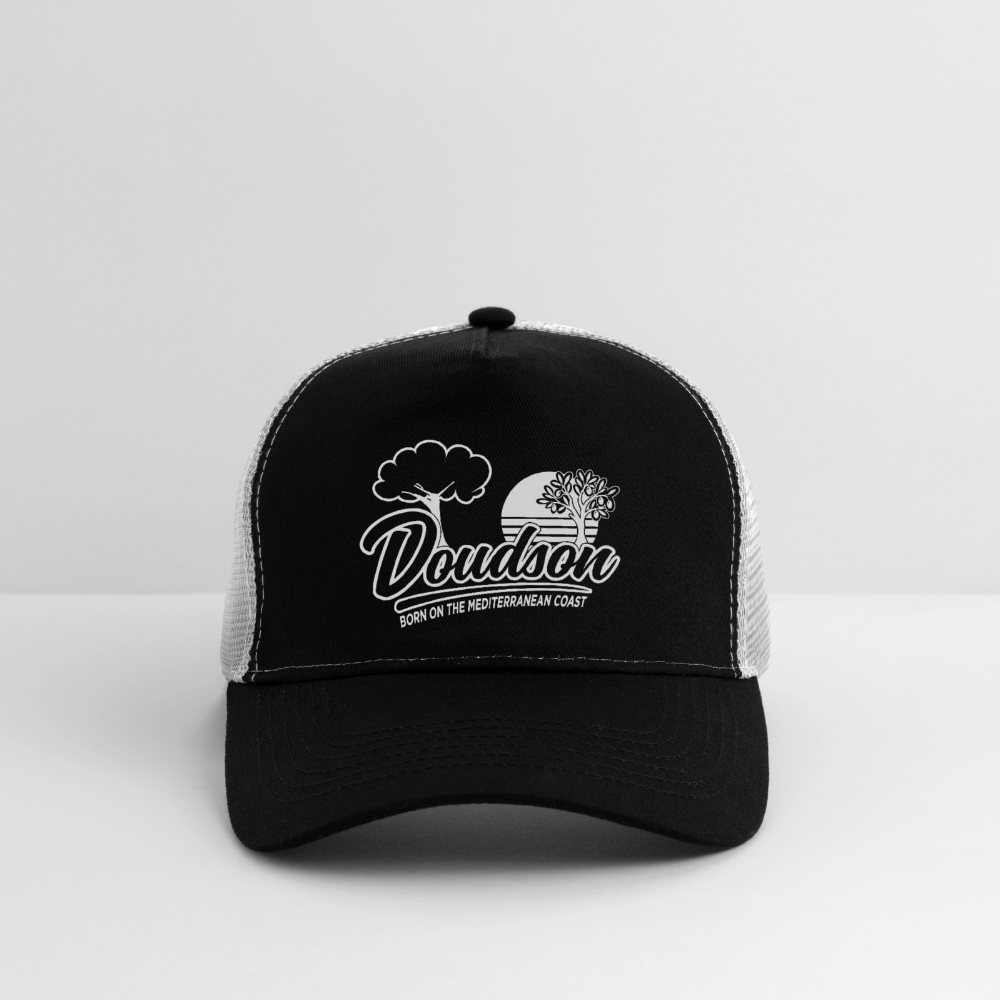 Casquette style Trucker - noir/gris pierre