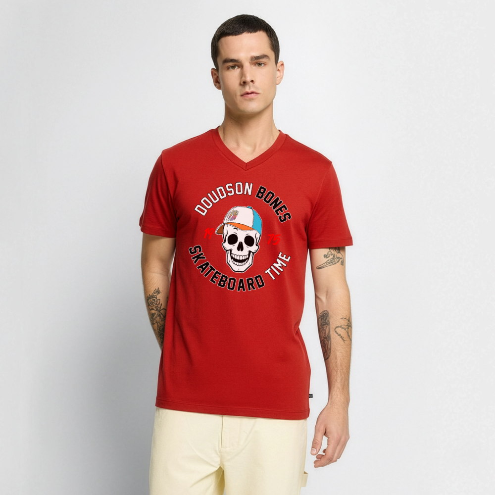 Bones - Skateboard - classique col V - rouge