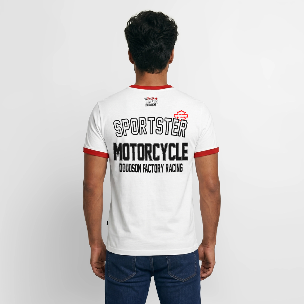 HD - Sportster - blanc/rouge 