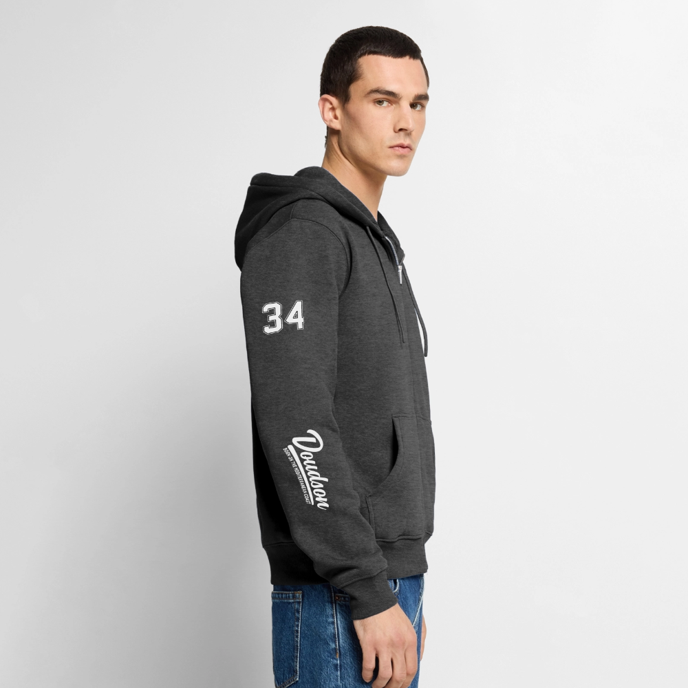 Veste à capuche DOUDSON avec numéro 34 et signature sur les manches
