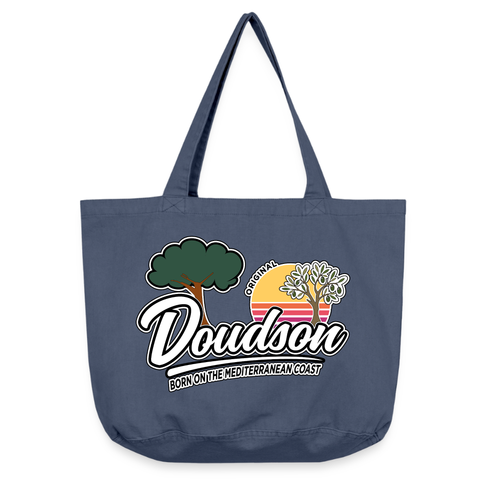 Sac cabas vintage délavé - vintage bleu jeans