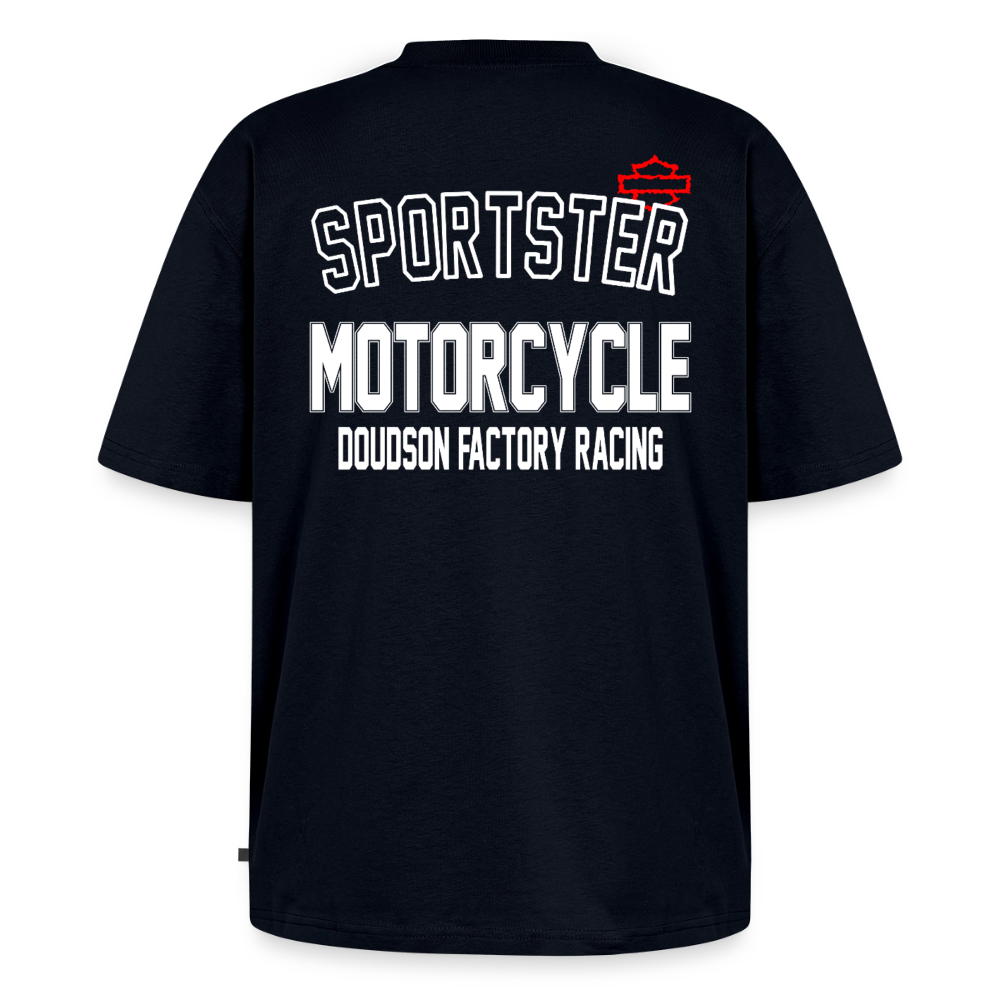 T-shirt oversize moto SPORTSTER – DOUDSON FACTORY RACING - bleu marine