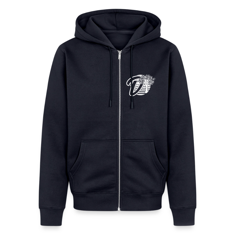 Veste à capuche zippée BONES Snow Time – DOUDSON - bleu marine