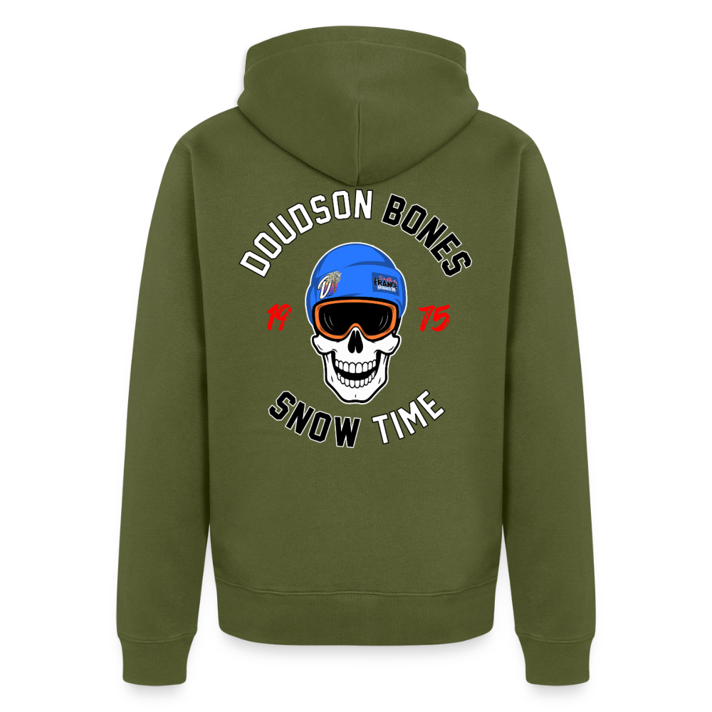 Veste à capuche zippée BONES Snow Time – DOUDSON - kaki