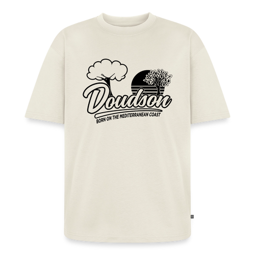T-shirt oversize moto SPORTSTER – DOUDSON FACTORY RACING - blanc cassé