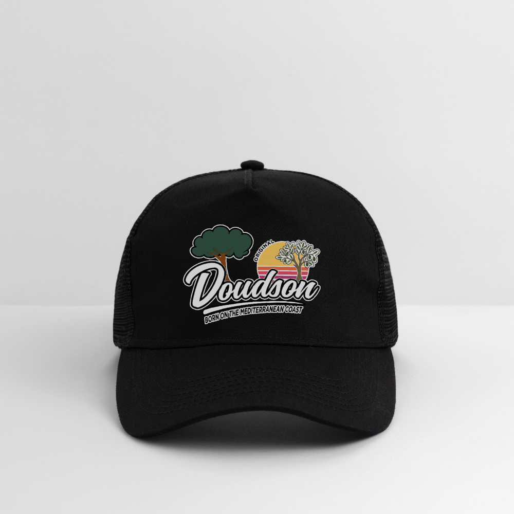 Casquette style Trucker - noir/noir