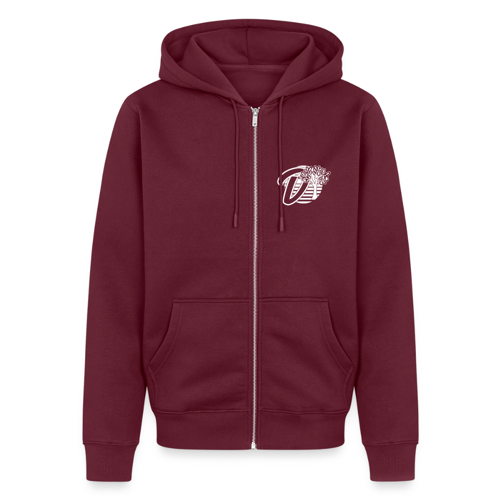 Veste à capuche zippée moto Sport Glide – DOUDSON Factory Racing - bourgogne