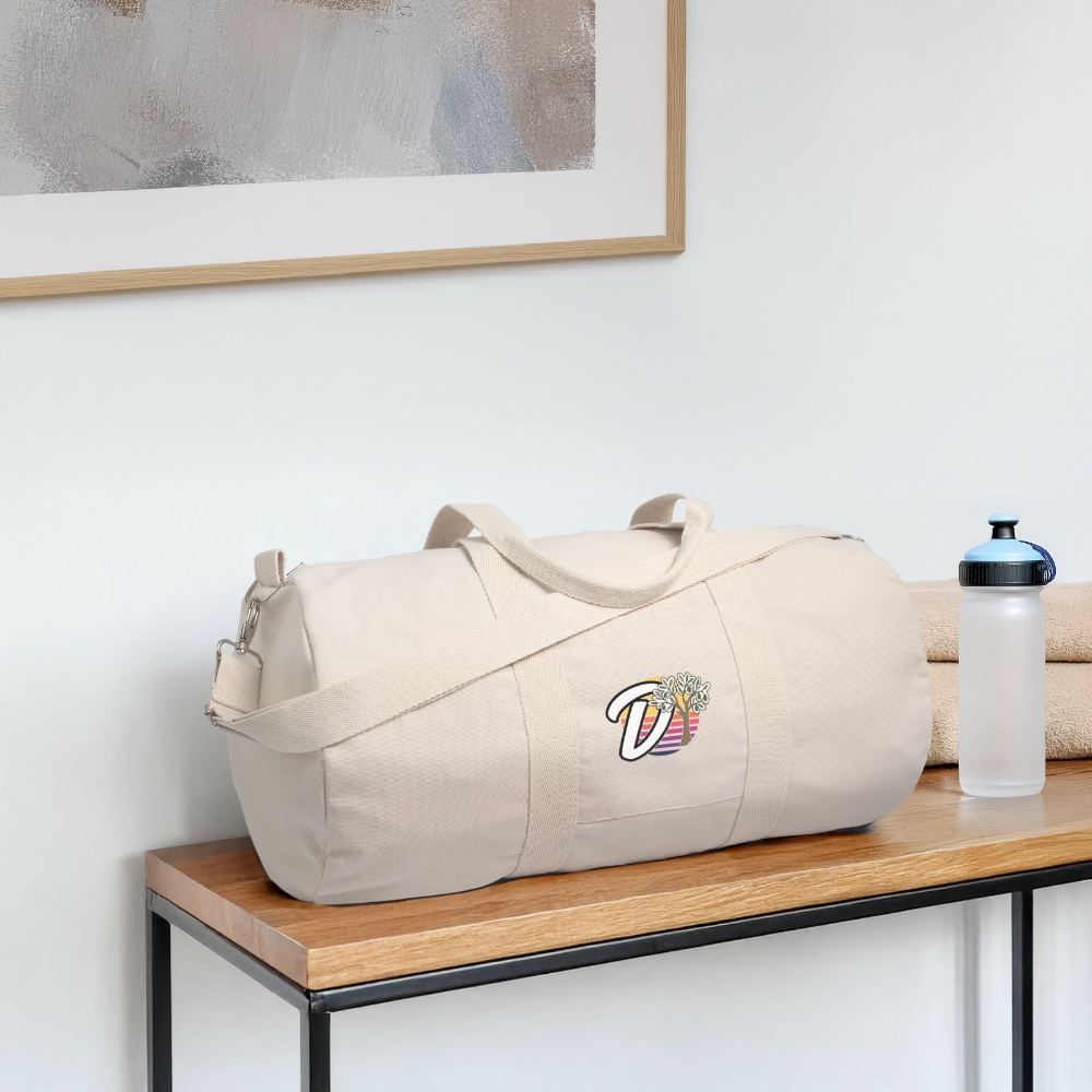 Sac de sport en toile recyclée DOUDSON - blanc naturel