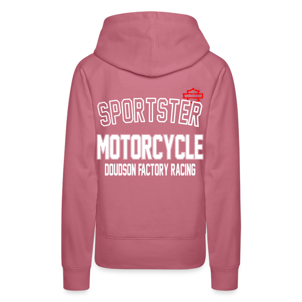 HD - Sportster - à capuche Premium pour femmes - mauve