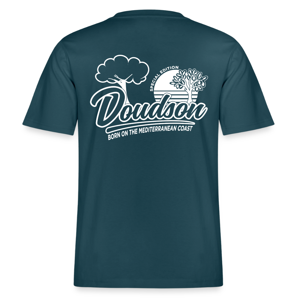 T-shirt moto Coast Motorcycle Klub – DOUDSON - bleu pétrole foncé