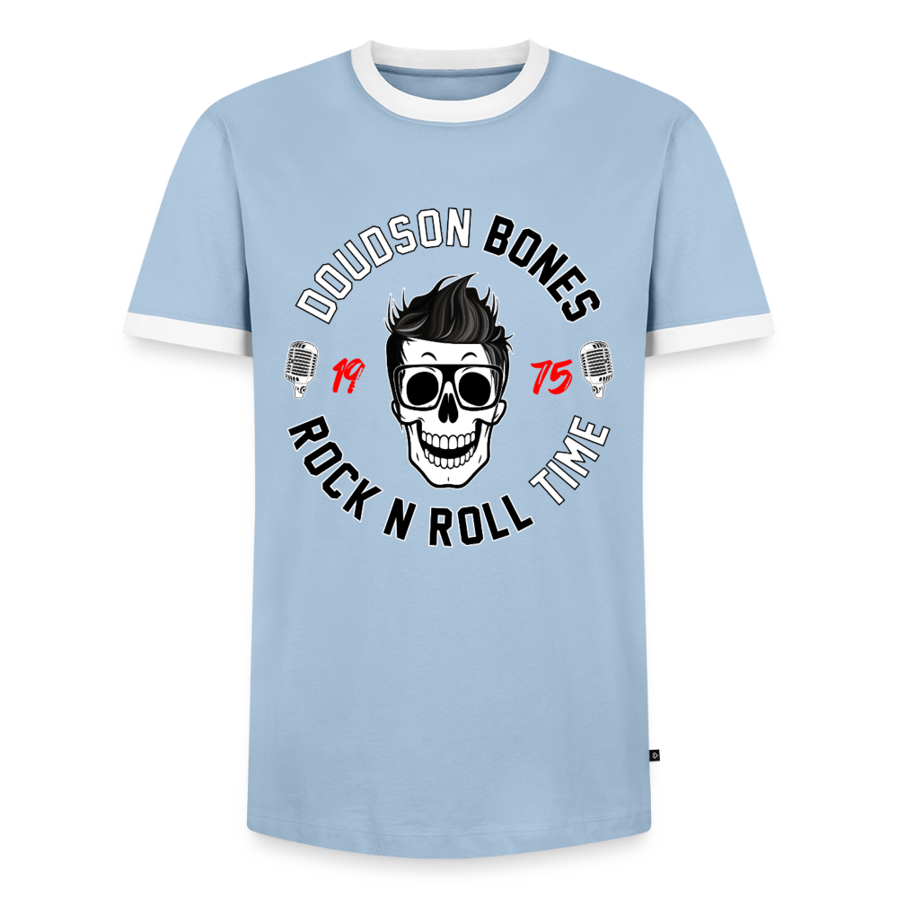 Bones - Rock'N'Roll Homme - bleu clair/blanc 