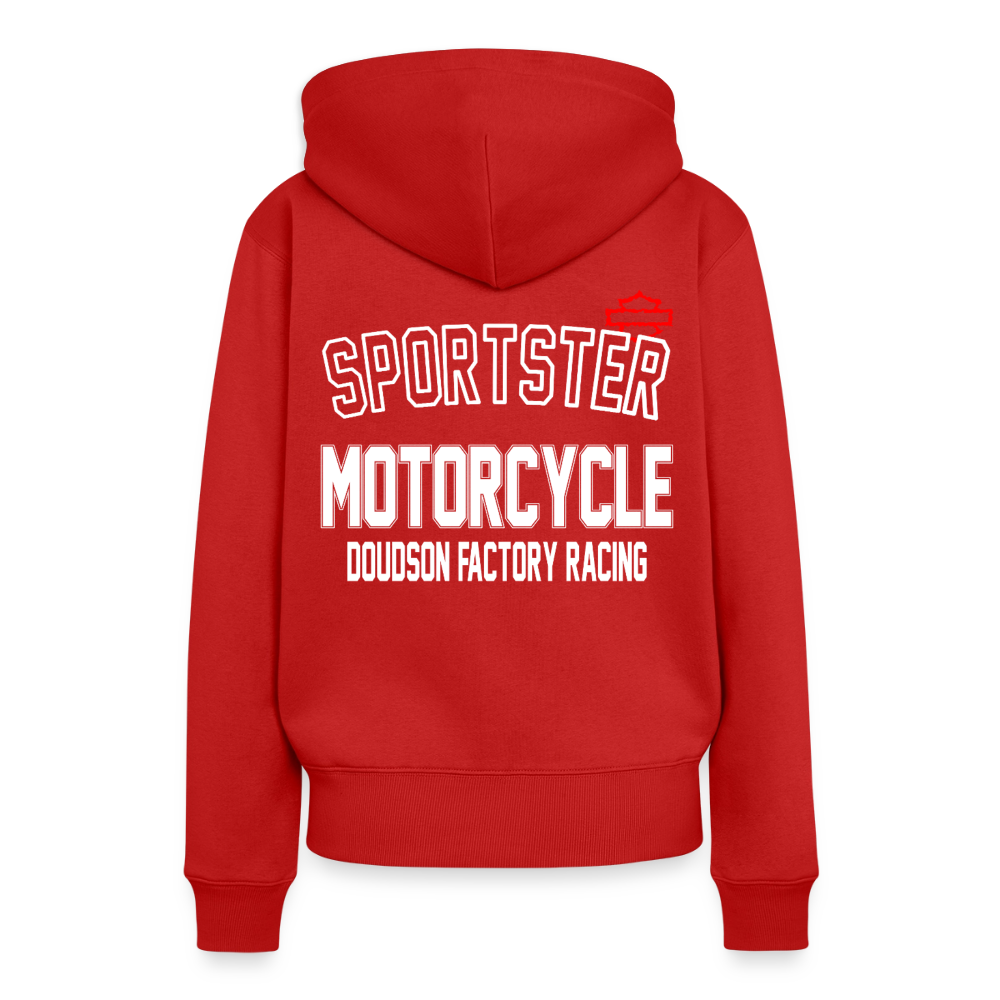 HD - Sportster - à capuche Premium pour femmes - rouge