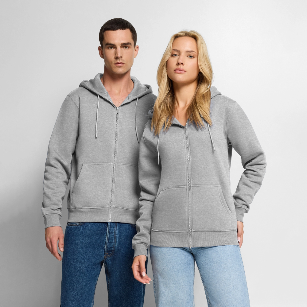 HD - HERITAGE - Veste à capuche Premium Homme - gris chiné