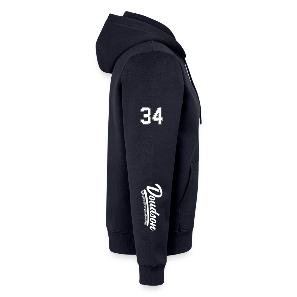 Veste à capuche Premium Homme - bleu marine