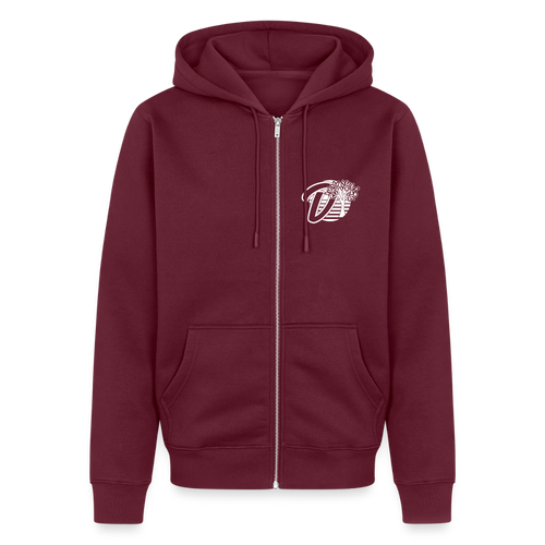 Veste à capuche zippée moto SPORTSTER – DOUDSON Factory Racing - bourgogne