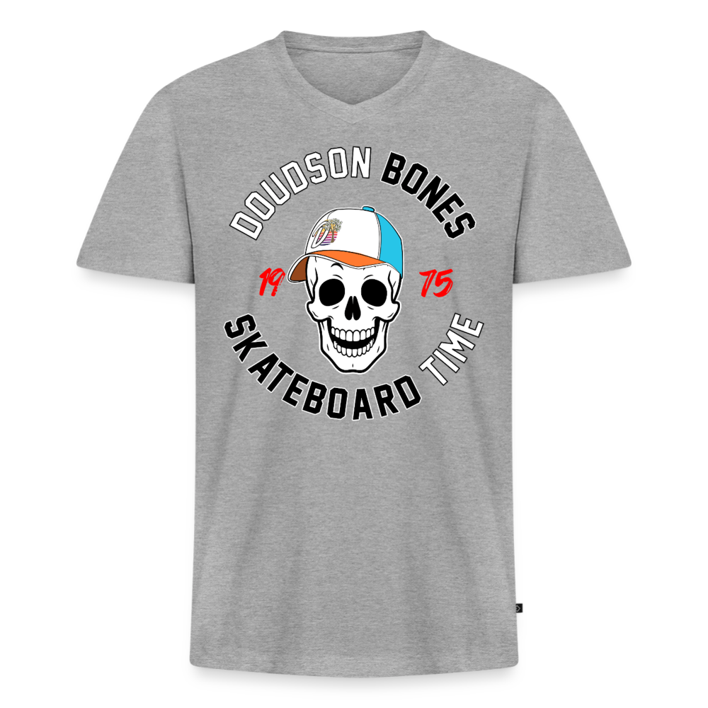 Bones - Skateboard - classique col V - gris chiné