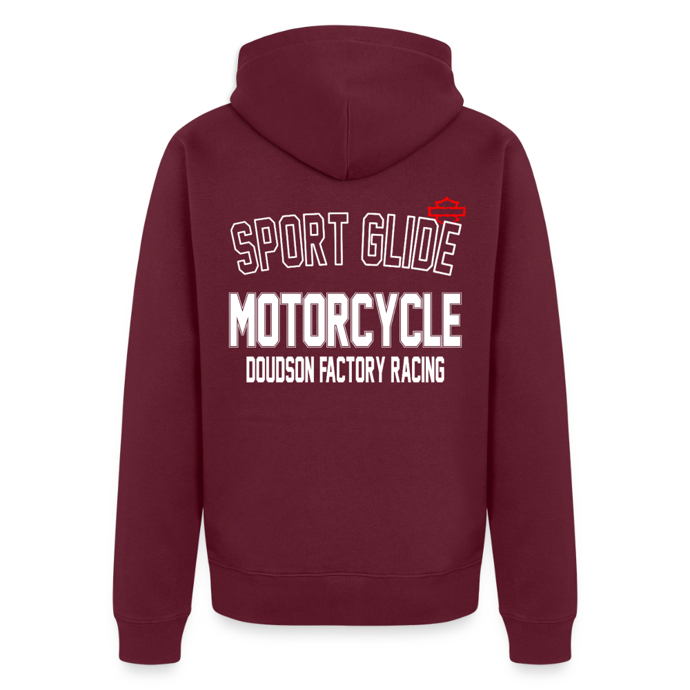 HD - SPORT GLIDE - Veste à capuche Premium Homme - bourgogne