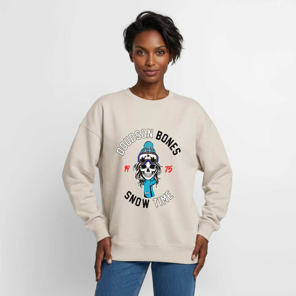 Bones - Snow - Sweat oversize épais SPREAD - beige