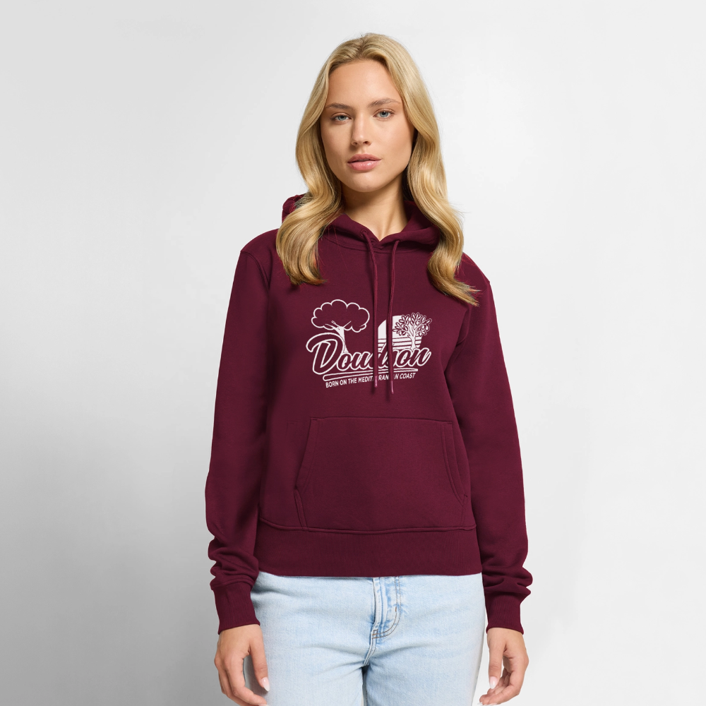 HD - Sportster - à capuche Premium pour femmes - bourgogne