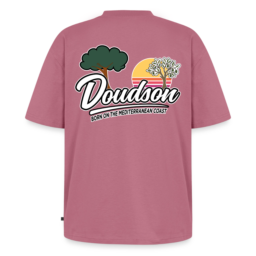 Bones - Skateboard - T-shirt Premium bio oversize Unisexe - mauve