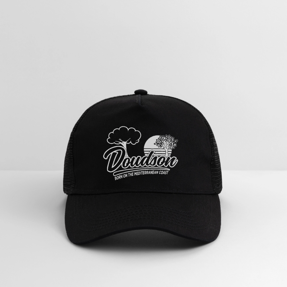 Casquette style Trucker - noir/noir
