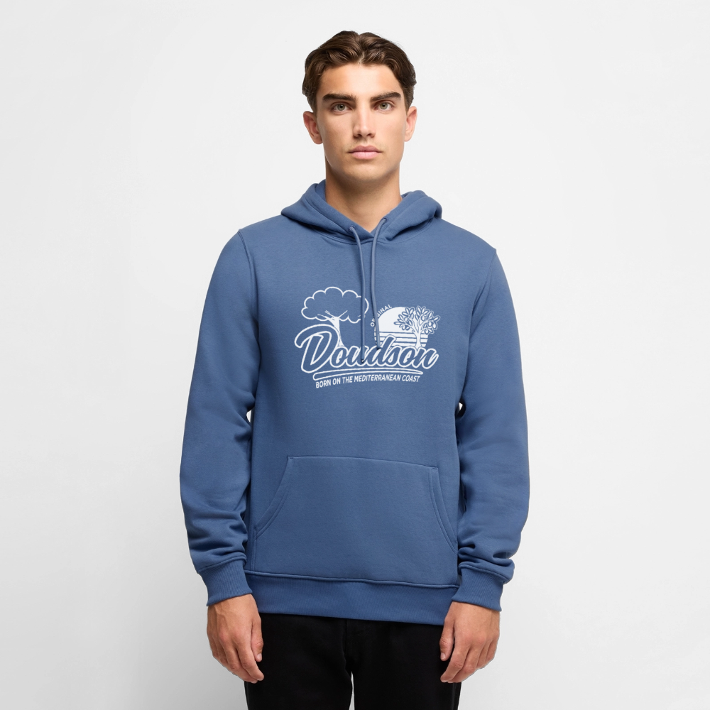 Original White - à capuche Premium - bleu pigeon