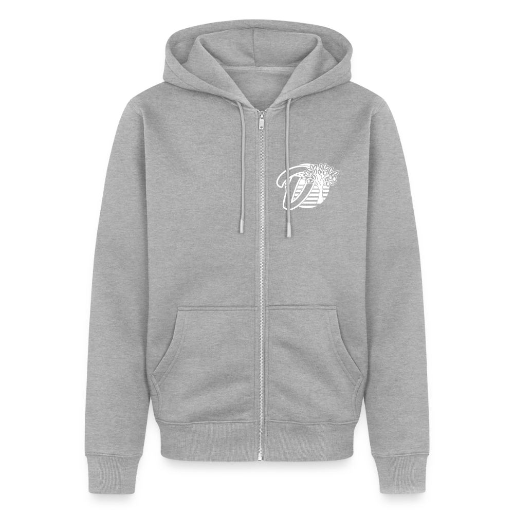 Veste à capuche zippée BONES Snow Time – DOUDSON - gris chiné