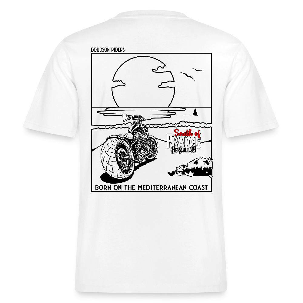 Rider Landscape - Plage - blanc