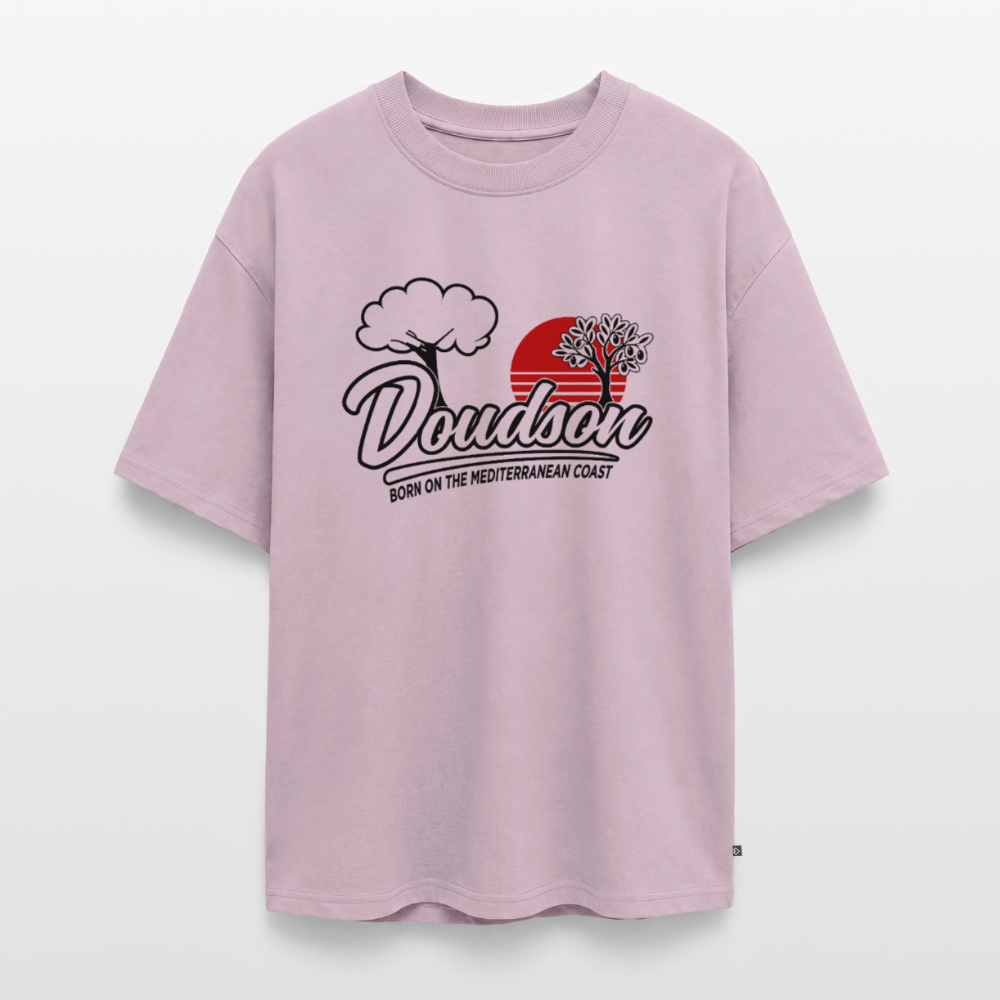T-shirt Premium bio oversize Unisexe - DOUDSON WILD - Plage - rose poudré
