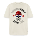 Bones - SNOW - T-shirt Premium bio oversize Unisexe - blanc cassé