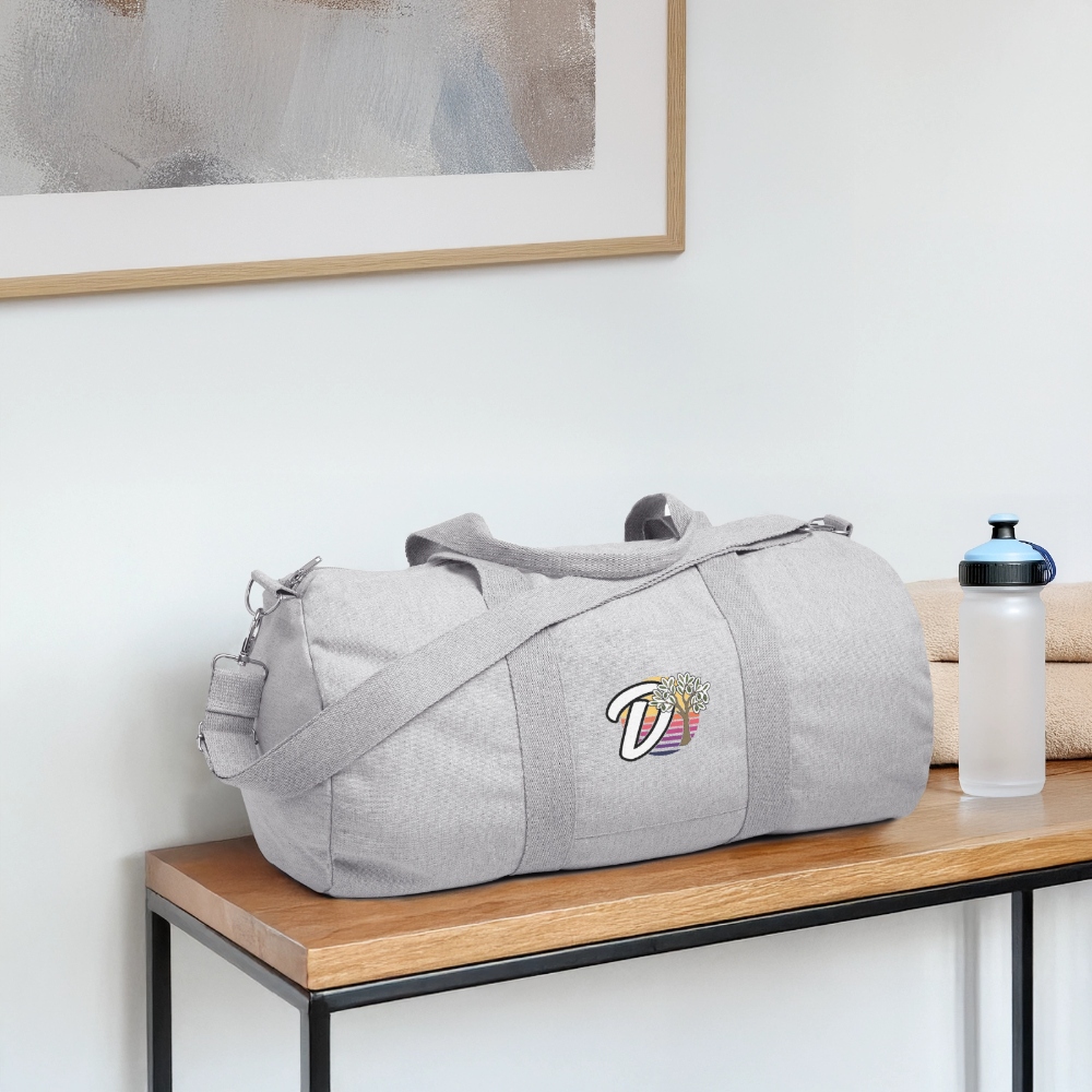 Sac de sport en toile recyclée DOUDSON - gris chiné