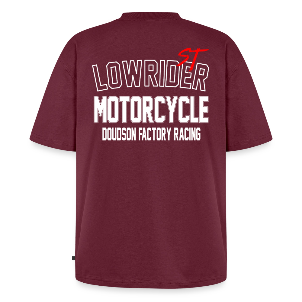 T-shirt oversize moto Low Rider ST – DOUDSON RIDER - bourgogne