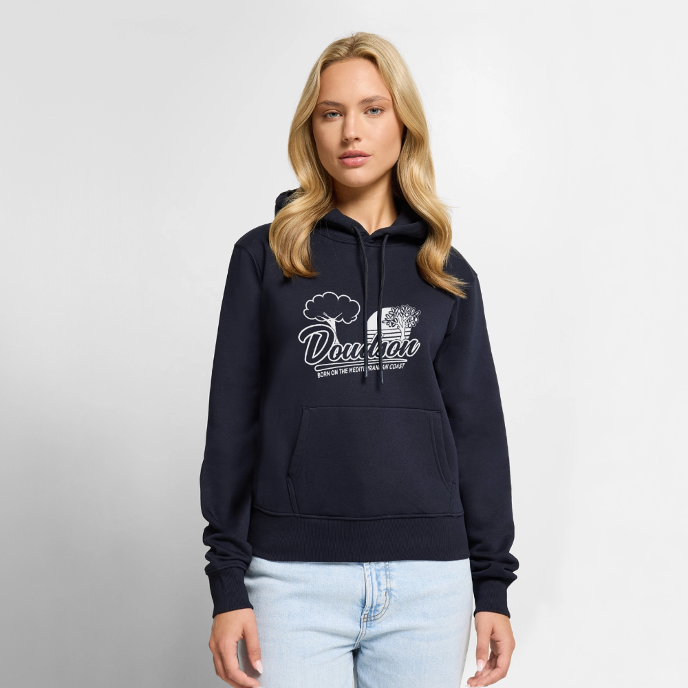 HD - Sportster - à capuche Premium pour femmes - bleu marine